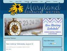 Tablet Screenshot of marylandromancewriters.com